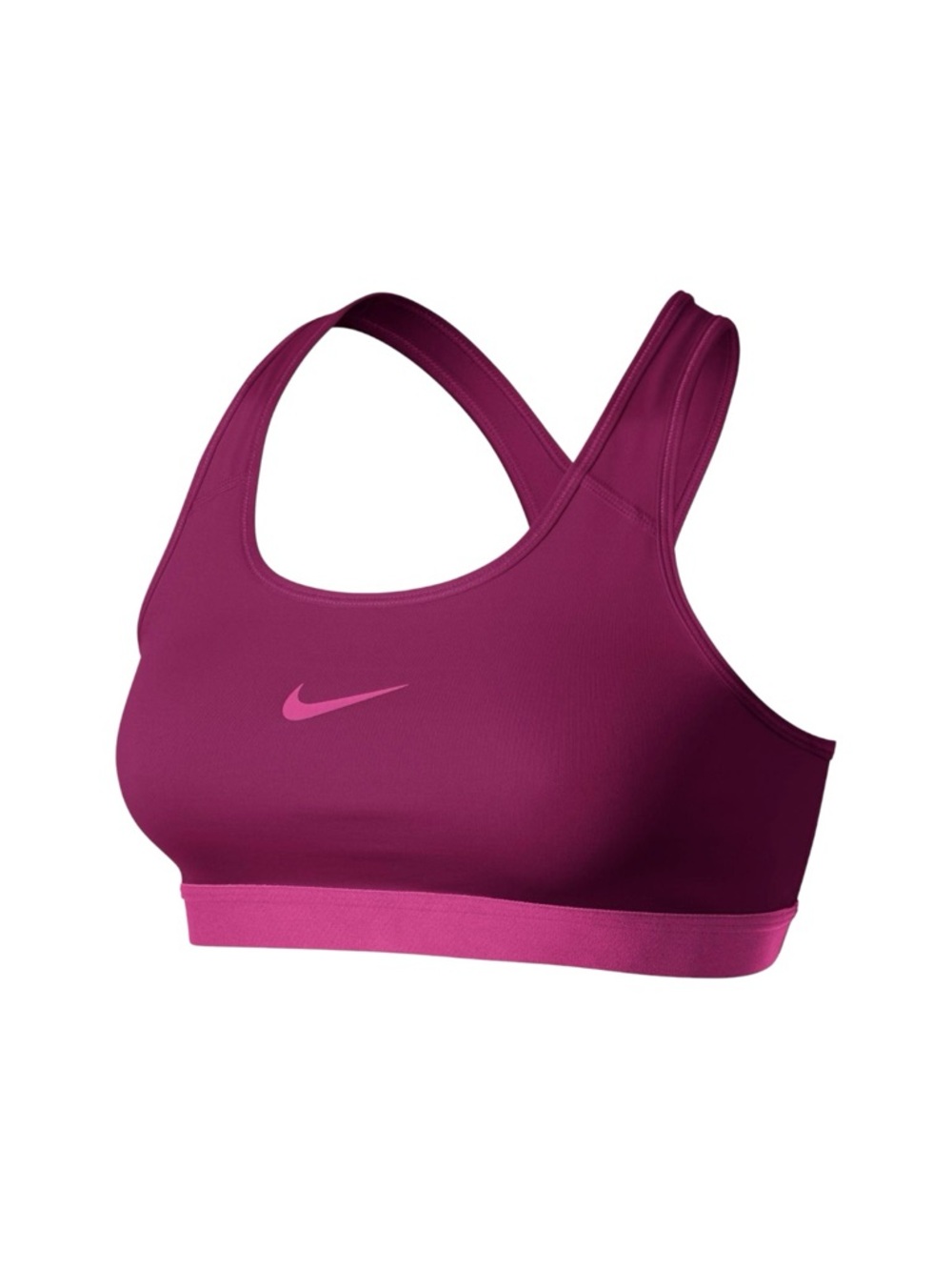Nike Pro Classic Sports Bra Women's Small‎ Dark Fireberry Pink Dri-FIT